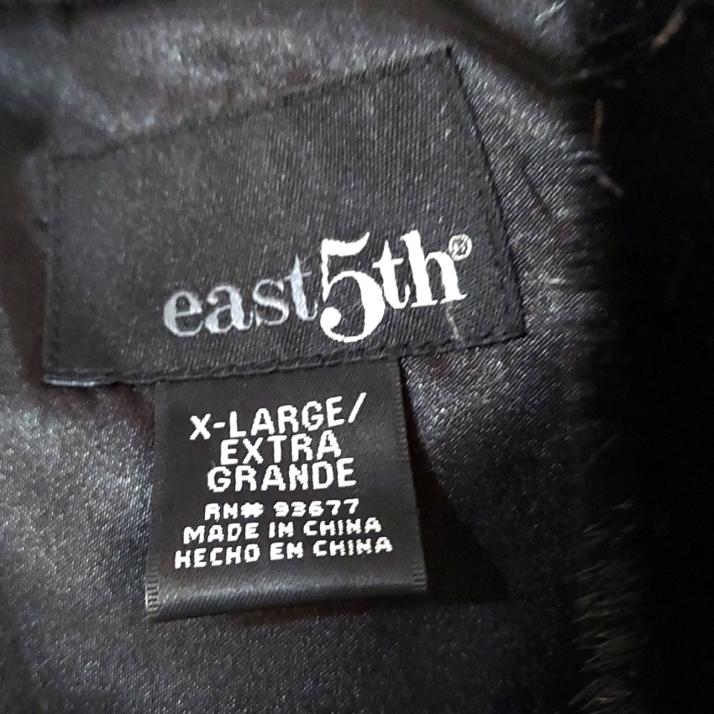 Faux Mink Coat, Size XL, Black Faux Fur‎ Mink Design, Soft Fur, Lined, Pristine! - Picture 3 of 12
